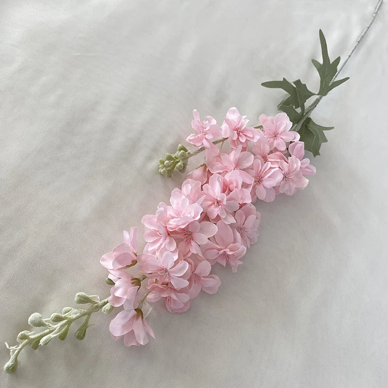 Multicolor-Pink Modern Style Artificial Flower Double-Fork Flying Swallow Flocking for Wedding Christmas Easter Decorations