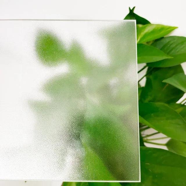 Promotion Price 2-19mm Textured Patterned Glass for Decoration Wall