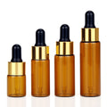 5ml 10ml 15ml 20ml Amber Glass Dropper Bottle Refillable Empty Clear Essential Oil Glass Dropper Bottle With Dropper Cap