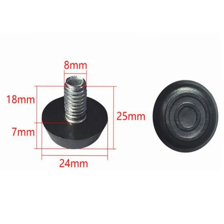 M8 Base 24mm Adjustable Foot Leveling Foot