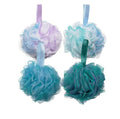 75g Customized Bath Shower Loofah Sponge Bath Mesh Pouf Shower Ball for Body Scrubber