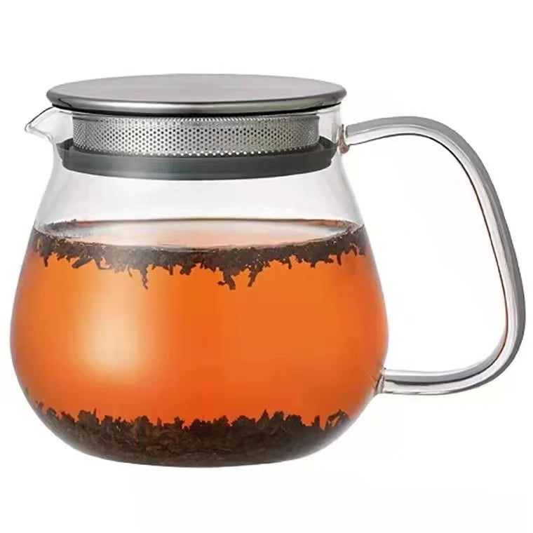 Japanese Style Modern Simple Handmade Heat-resistant China Teapot Kitchenware Teapots Tea Pot with Infuser