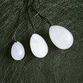 DIY Clear Quartz Yoni Egg Vaginal Tightening Love Egg Kegel Exerciser Women Natural Stone Crystal Hygiene Yoni Ball S M L