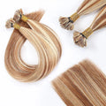 100% Human Hair Flat Tip Virgin Remy Cuticle Aligned Wholesale Ytalian Hairs Flat Tip Keratin Vendors Flat Tip Hair Extension
