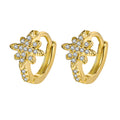 Wholesale Fashion Star Earrings Luxury Temperament Earrings Women 18K Gold Plated Ear Clips for Women