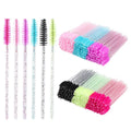 Wholesale CNKlash Black Pink Lash Extensions Spoolies Disposable Mascara Wands Synthetic Hair Applicator Eyelash Brush Beauty