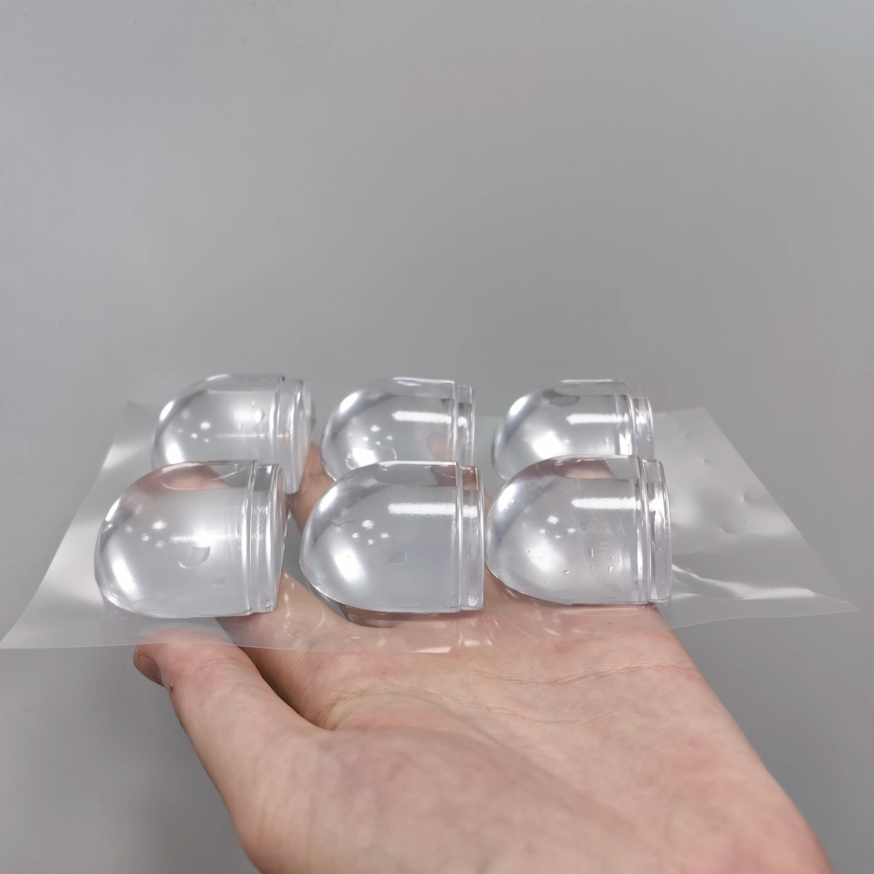 Rubber Door Stopper Silent Impact Proof Doorstop Manufacturer Clear Acrylic Round No Need Punch Holder Door Stop Home Wall