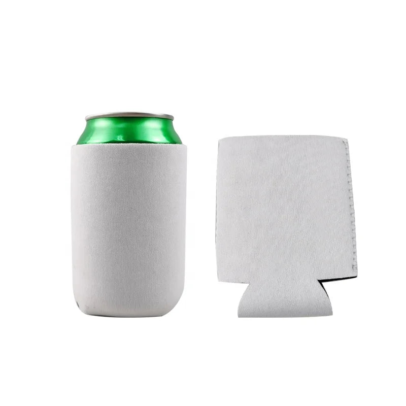 Wholesale Neoprene Universal Can Cooler Standard 12 oz Beer Can Cooler White Blank Soda Sleeve for Sublimation