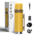 1000ml Custom Double Layer 304 Customized Stainless Steel Insulation Travel Water Bottle Thermos With Handle