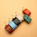 Wholesale Leather Poop Bags Pet Supplies Portable Dog Waste Poop Bag Holder Outdoors Walking Pet Goods for Cleaner