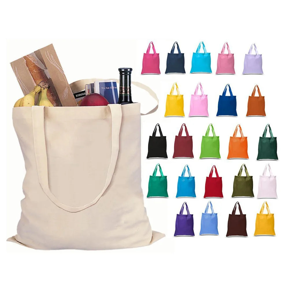Wholesale Bulk Custom Photo Picture Design Printed Grocery Canvas Tote Bag with Company logo No Minimum