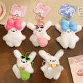 Cartoon Cute Kawaii Soft Little Bunny Doll Toy Decoration Pendant Gift Mini Plush Keychain
