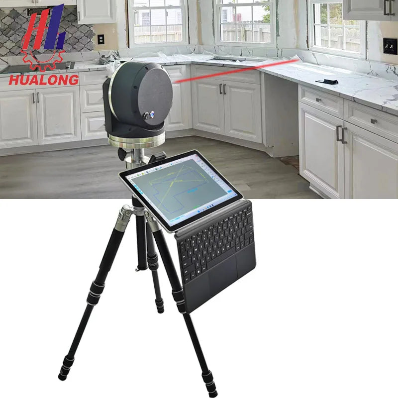 HUALONG Stone Machinery HLMK-120 On-site Measurement Digital AR Measuring Tool Ruler ARKit Measure Kit for Kitchen Countertop