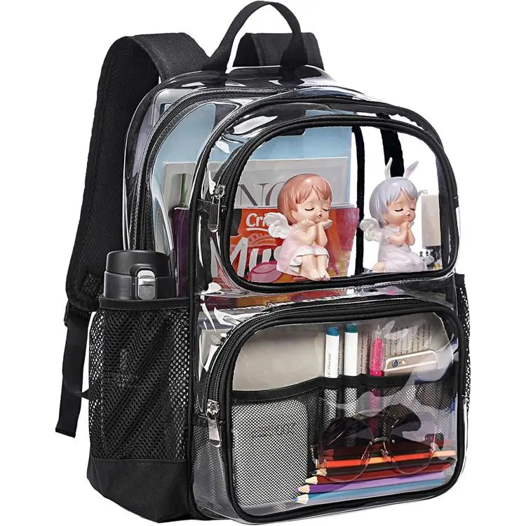 Factory Wholesale Waterproof PVC Transparent Adjustable Strap Backpack Multifunctional Transparent Backpack other backpacks