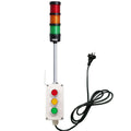 ONN-M4 1-5 Layers Manually Operated Andon Light Signal Tower Warning Light With Switch Button  RYGBW