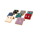 Small square Metal Jewelry Display Props Microfiber Earrings Display Rack for Jewelry Store