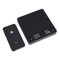 3kg 0.1g Electronic Kitchen Scale Digital Tabletop Scale with Timer and USB Charging for Baking Coffee Power Source Electric