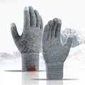 Autumn Knit Thermal Acrylic Guantes Para Invierno Winter Gloves for Men and Women