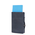 2023 New PU Leather RFID Protected Automatic Pop up BankCreditID Card Holder Case With Buttoncard Wallets Purse for Men