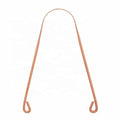 Wholesale 100% Pure Copper U Shape Tongue Scraper Eco-Friendly Hygiene Tongue Cleaner for Adults Custom MOQ 100pcs