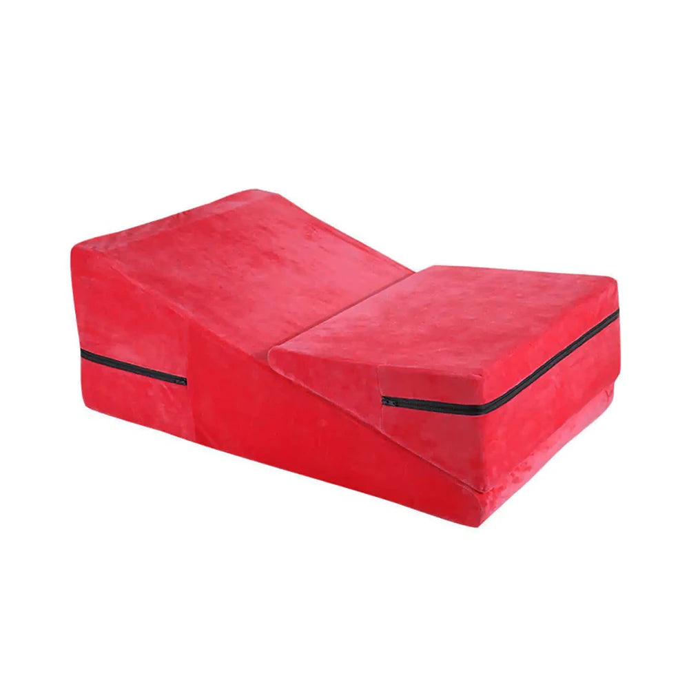 Geometric Contour Lounge Pillow - Ergonomic Triangle Support Cushion for Home & Sofa Premium Memory Foam Design