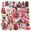 50Pcs American Cartoon TV Show Hazbin Hotel Graffiti Stickers Book Laptop Decor Sticker MegaBDM