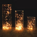 New Acrylic Road Guide Wedding Props Transparent Square Column Guide Wedding Decoration Dessert Table Set