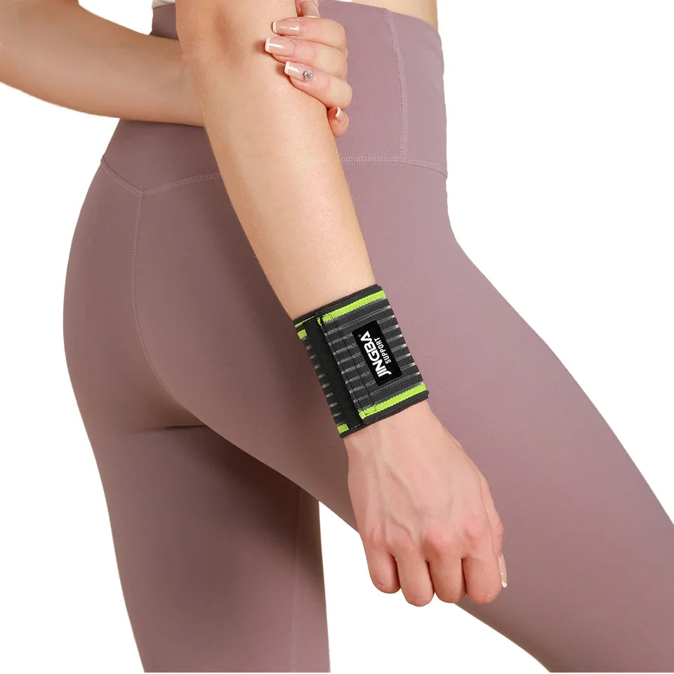 JINGBA Custom Logo Elastic Sport Gym Wristband Customized Golf Bandage for Wrist Support in Hand Gym Weightlifting Powerlifting