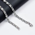 Waterproof Personality Special Style 18K Gold Plated Stainless Steel Clasps Connectors Cuban Chain Men's Wedding Anniversary