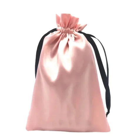 30x40cm 20x30cm Saquinho De Cetim Personalizado Customized Logo Print Rose Gold Satin Bag for Clothes