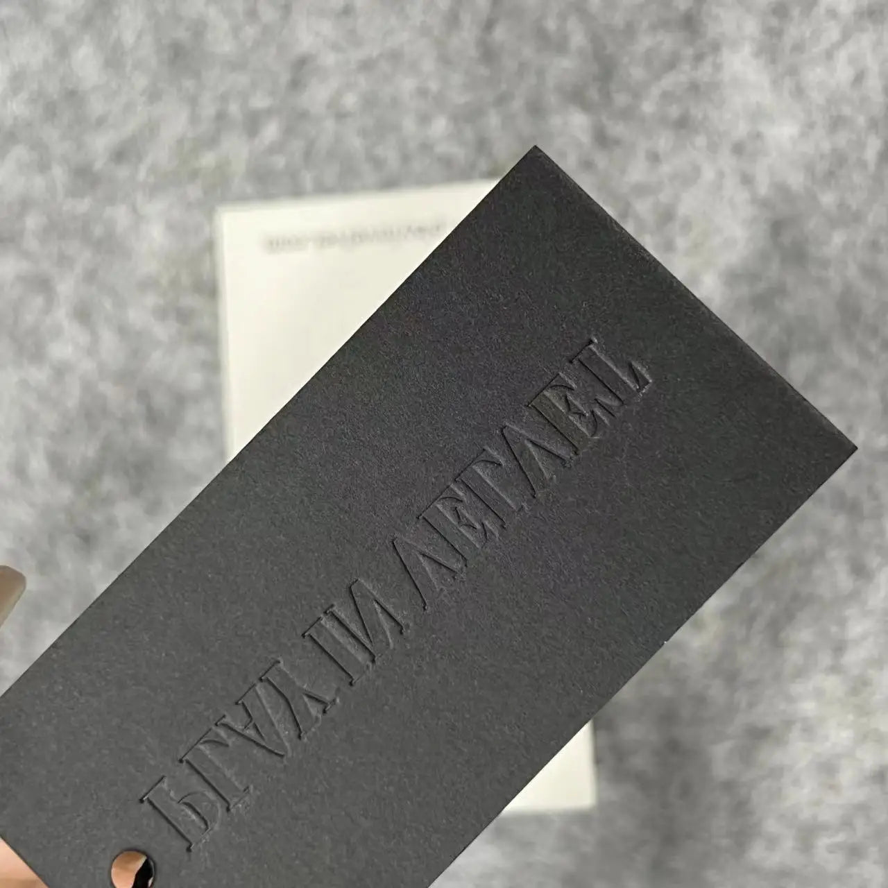 Customized High-end Printed Clothing  Hair Hang Tags Thickened Three-dimensional Embossed Labels