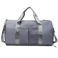 Custom Waterproof Nylon Sport Duffel Bag for Women Pink Sequin Travel Overnight Tote Low MOQ