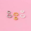 6mm 8mm Wave Circle Zircon Spacer Beads 925 Sterling Silver Dainty Zircon Round Beads for Jewelry Making Accessories Supplies