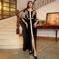 2024 Abaya Dubai Best Selling Monsoon Flower Printed Hijab Abaya Women Muslim Dress Long Sleeve Maxi Dress for Muslim