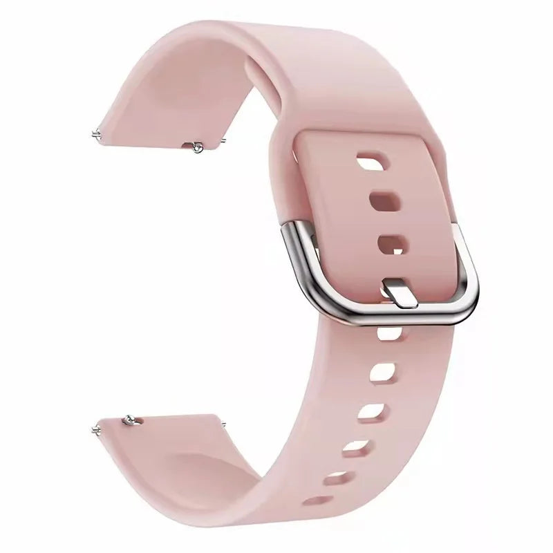Low Price Factory Supply Sport Quick Release 20mm 22mm Rubber Silicone Watch Band for Smart Watch