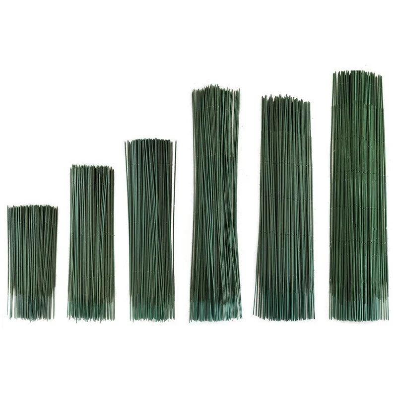 2024 Hot Sale Wholesale Eco-friendly Decorative Flowers & Wreaths Material Floral Stem Sticks Wire Stub Wire for Flower Making