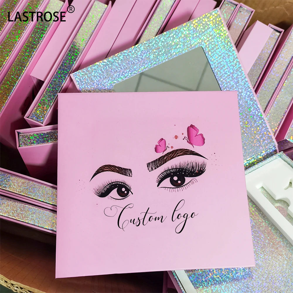 Wholesale Eyelashes Book With Lashes Eyelash Book Packaging Box Support OEM Eyelash Book Packaging