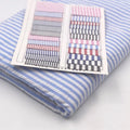 Boutique Custom Spot Supplies Color Children Crepe Crinkle Blue Seersucker 100% Cotton Stripe Fabric