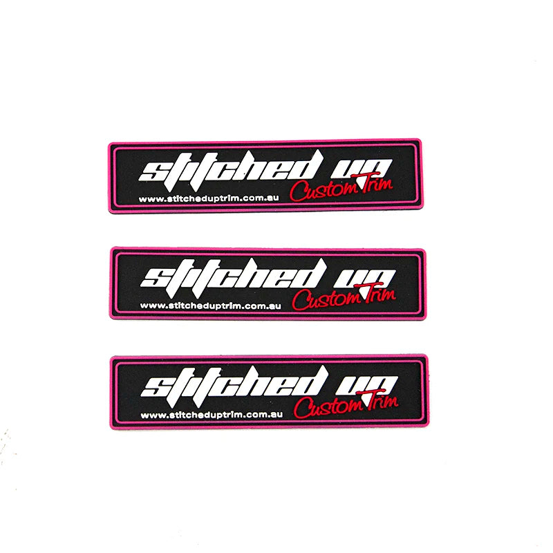 Custom Shape OEM Embossed 3D Soft Rubber PVC Label Plastic Silicone Patch