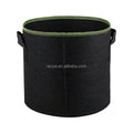 5-Pack 3 Gallon Plant Grow Bags Heavy Duty Thickened Nonwoven Fabric Pots with Handles