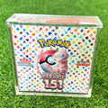 TCG Custom Acrylic Cartes Pokemon Italiano Japanese Booster Box Cards With Magnet Lid High Glass Display Case for Large Small