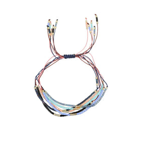 Fashion Bohemian Jewelry Bracelet Colorful Beaded Chain String Bracelet