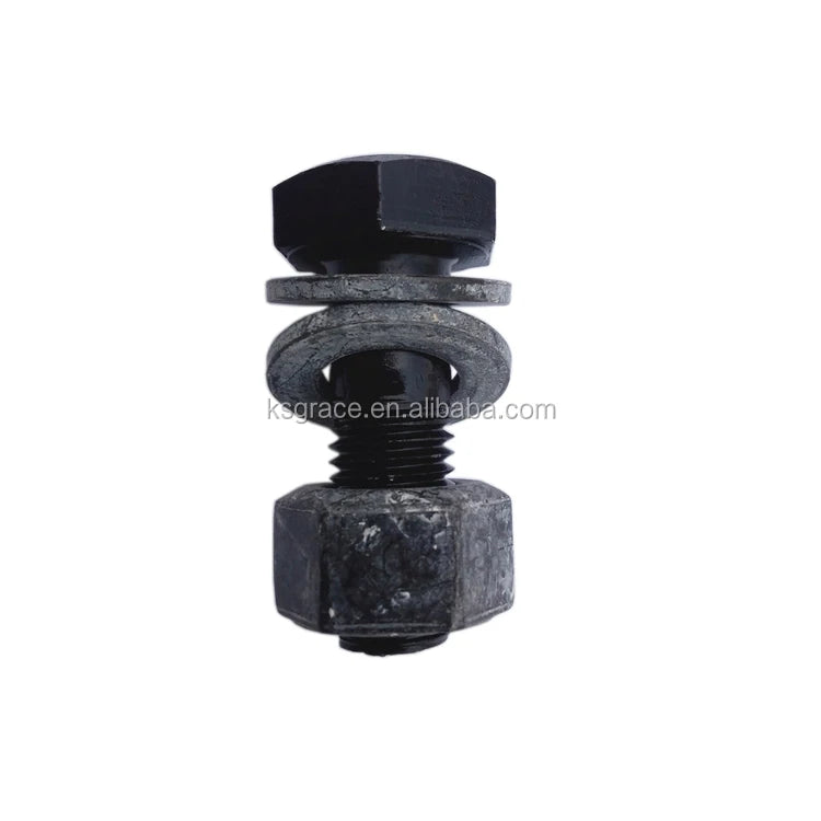 A325 Heavy Steel Structural Hex Bolts High Strength Hex Bolt 35CrMoA/42CrMoA Hex Bolt and Nut 8.8 Astm A325m Fastener
