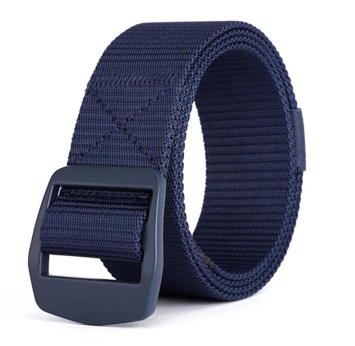 2025 New Arrival Casual Polyester Nylon Webbing 3.8cm Tactical Outdoor Hiking Camping Belt With Adjustable Buckle