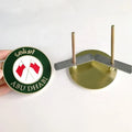 Top Quality Metal Soft Enamel Round Circle Shape U.A.E. ABU DHABI logo Car Grille Emblem Badge with Plates Screws Nuts Bolts on