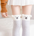 Stockings Warm Sleep Animal Cute Fluffy Cartoon  Girl Ladies Gift Winter  Home Fuzzy Thigh Socks