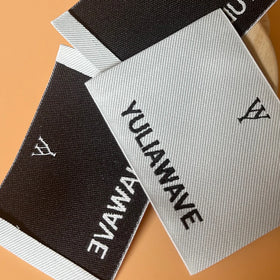 Custom High Density Clothing Woven Label Garments Accessories Manufacturer in China