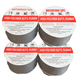 5cm X 5m Butyl Sealing Tape Both Sides Bitumen Waterproof Tape Self Adhesive Waterproof Tape