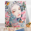 Paint Picture by Numbers for Adults With/Without Frame DIY Handmade Painting Portrait Girl Style Home Decor Custom Photo Crafts