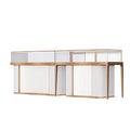 Shangliang Factory Direct Luxury Jewelry Display Cabinet with Stainless Steel & Wood & Glass Custom Logo OEM/ODM Service